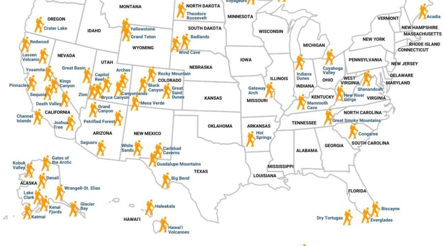 How Many National Parks Are There in the U.S.? Here’s a Complete List – Travel + Leisure